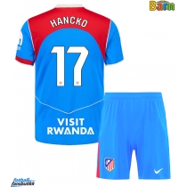 Atletico Madrid David Hancko #17 Tredjedraktsett Barn 2025-26 Kortermet (+ Korte bukser)